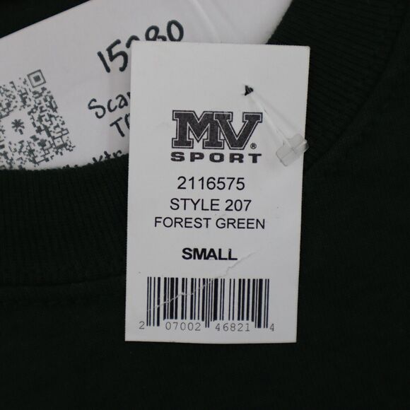 MV Sport Shirt Mens S Green Colorado State Rams Short Sleeve Crew Neck T Shirt - Picture 5 of 15